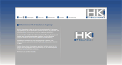 Desktop Screenshot of hk-it-gmbh.de